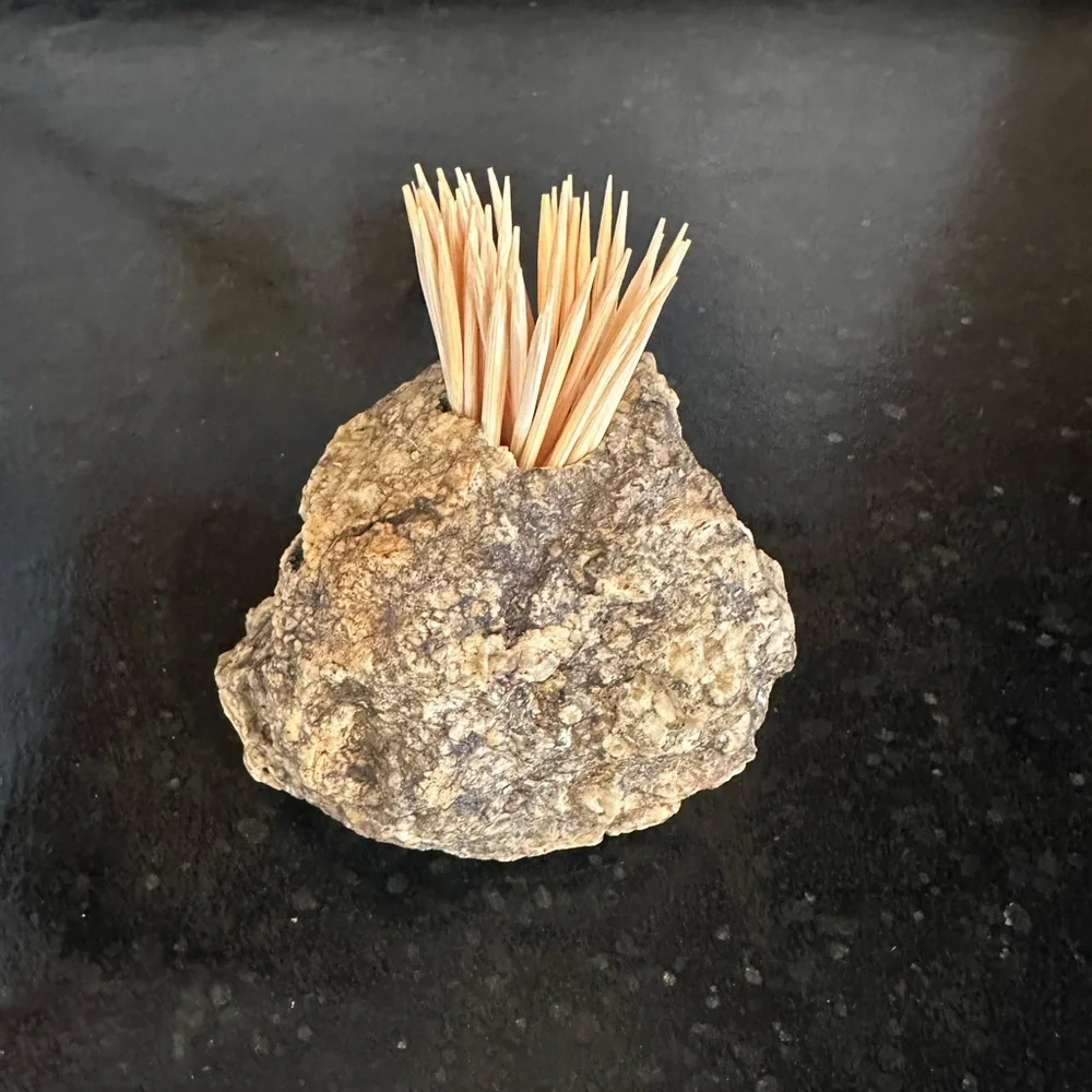 Unique Rock Toothpick Holder - Picture 1 of 3